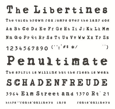 Libertines Eva2009, Font